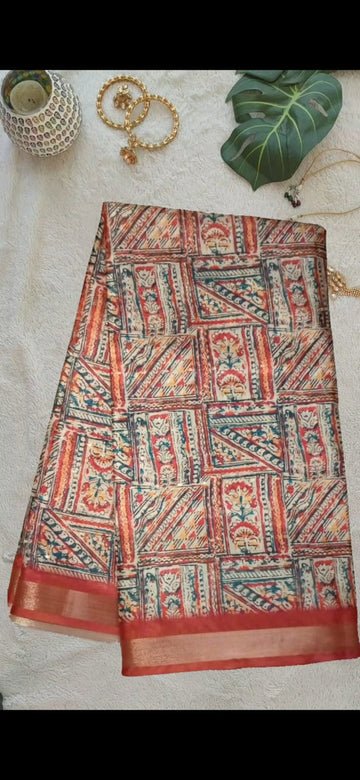 Paper Silk Satyapole Saree
