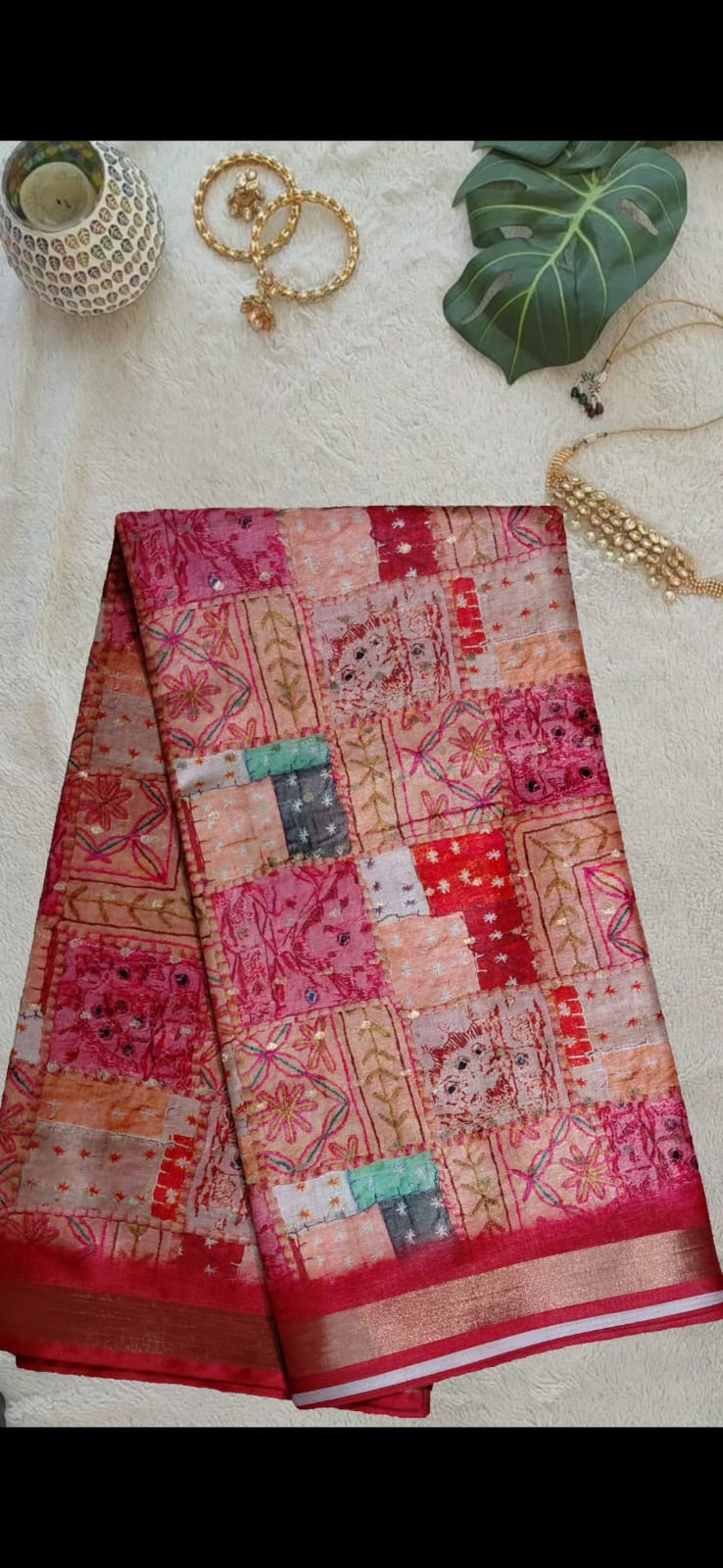 Paper Silk Satyapole Saree