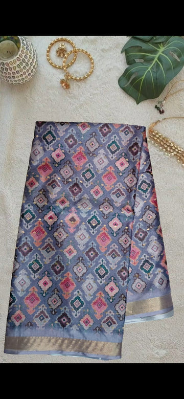 Paper Silk Satyapole Saree